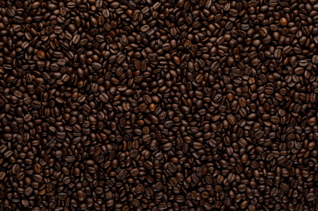 a lot of coffee beans that are all over the place