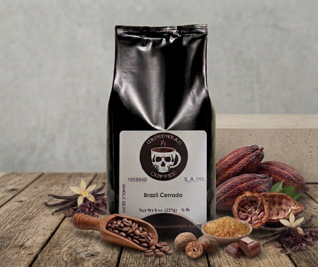 Single Origin | Brazil Cerrado – Medium Light Roast Coffee Beans – Whole Beans / Ground