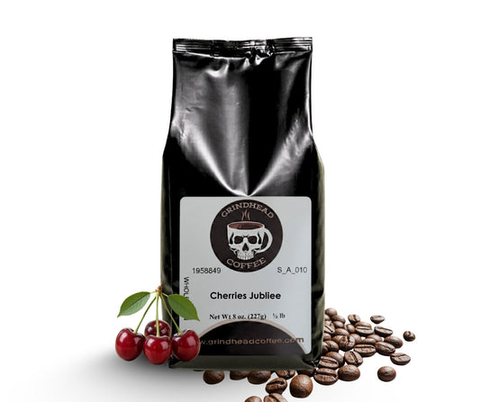 Cherries Jubilee Flavor – Medium Roast, Dark Cherry & Creamy Vanilla