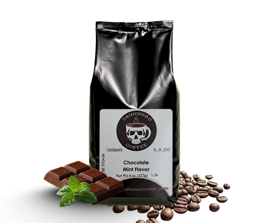 Chocolate Mint Flavor – Medium Roast - Chocolate and Fresh Mint