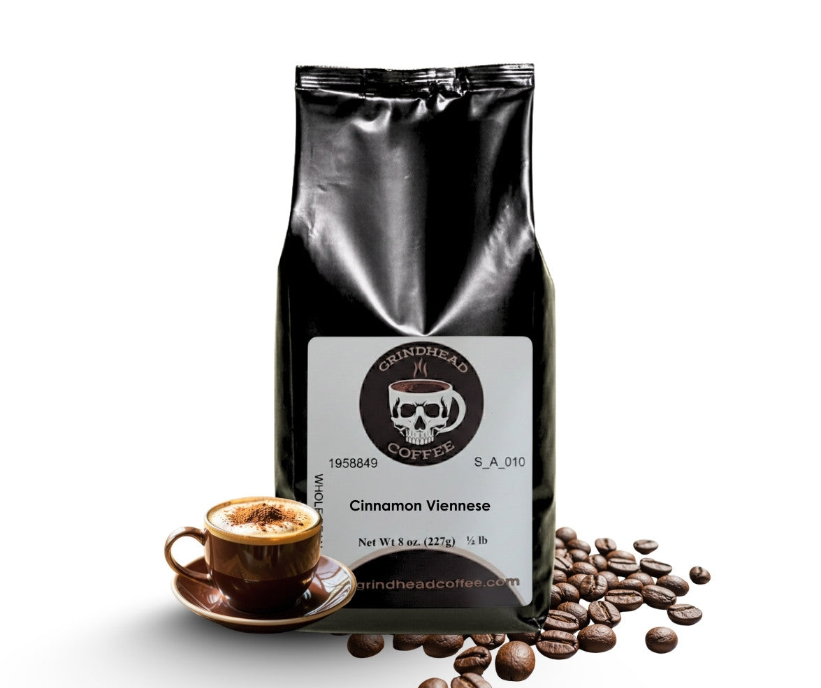 Cinnamon Viennese Flavor – Medium-Dark Roast, Rich Chocolate, Cream & Cinnamon