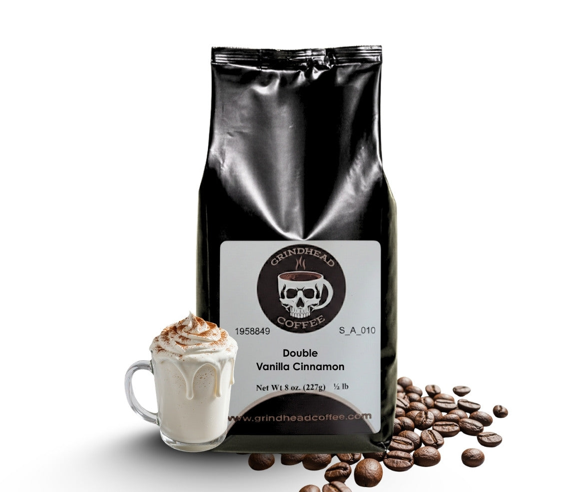 Double Vanilla Cinnamon Flavor – Medium Roast, Creamy Vanilla & Warm Spice