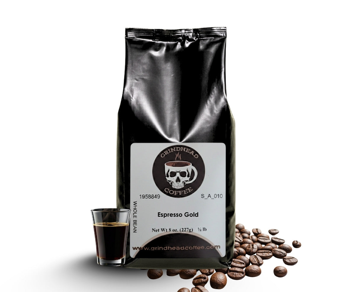 Espresso Gold – Medium-Dark Roast, Velvety-Smooth, Golden-Red Crema