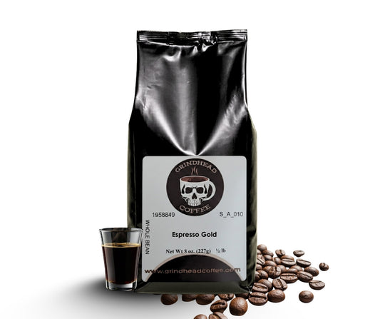 Espresso Gold – Medium-Dark Roast, Velvety-Smooth, Golden-Red Crema