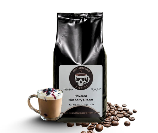 Blueberry Cream Flavor – Medium Roast, Vermont Blueberries & Silky Cream