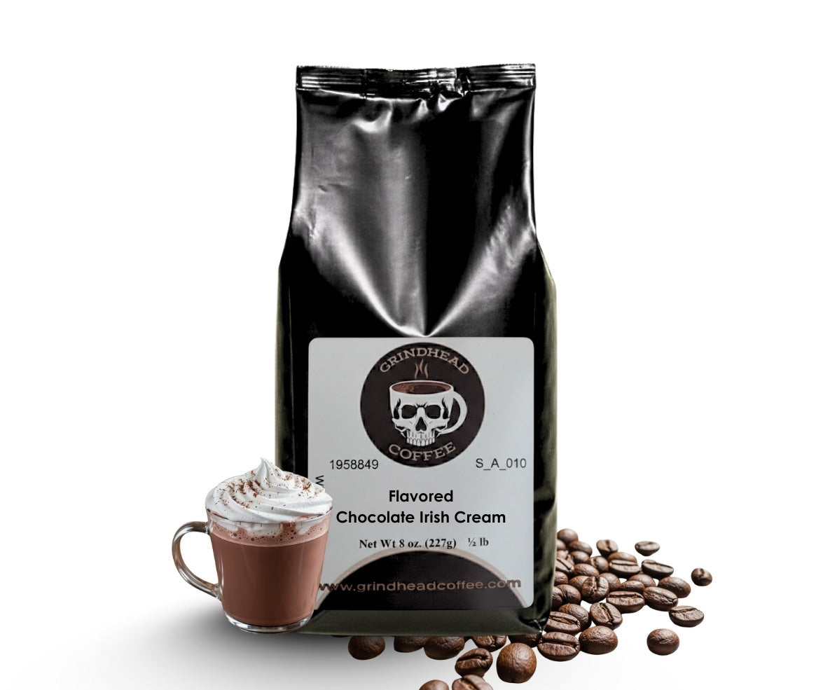 Chocolate Irish Cream – Medium Roast, Swiss Chocolate, Hazelnut & Sweet Almond