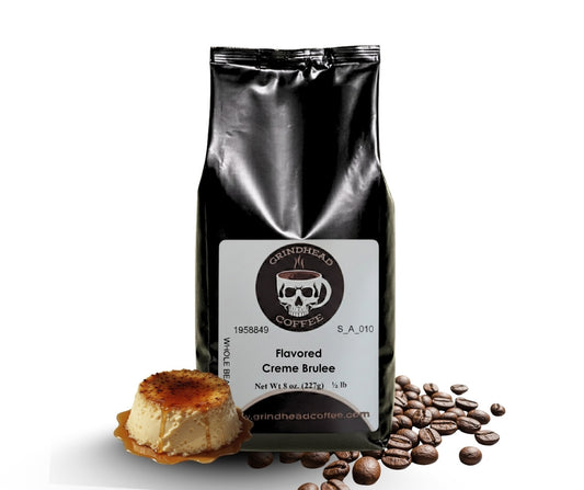 Creme Brulee Flavor – Medium Roast, Toasty Caramel & Rich Vanilla Custard