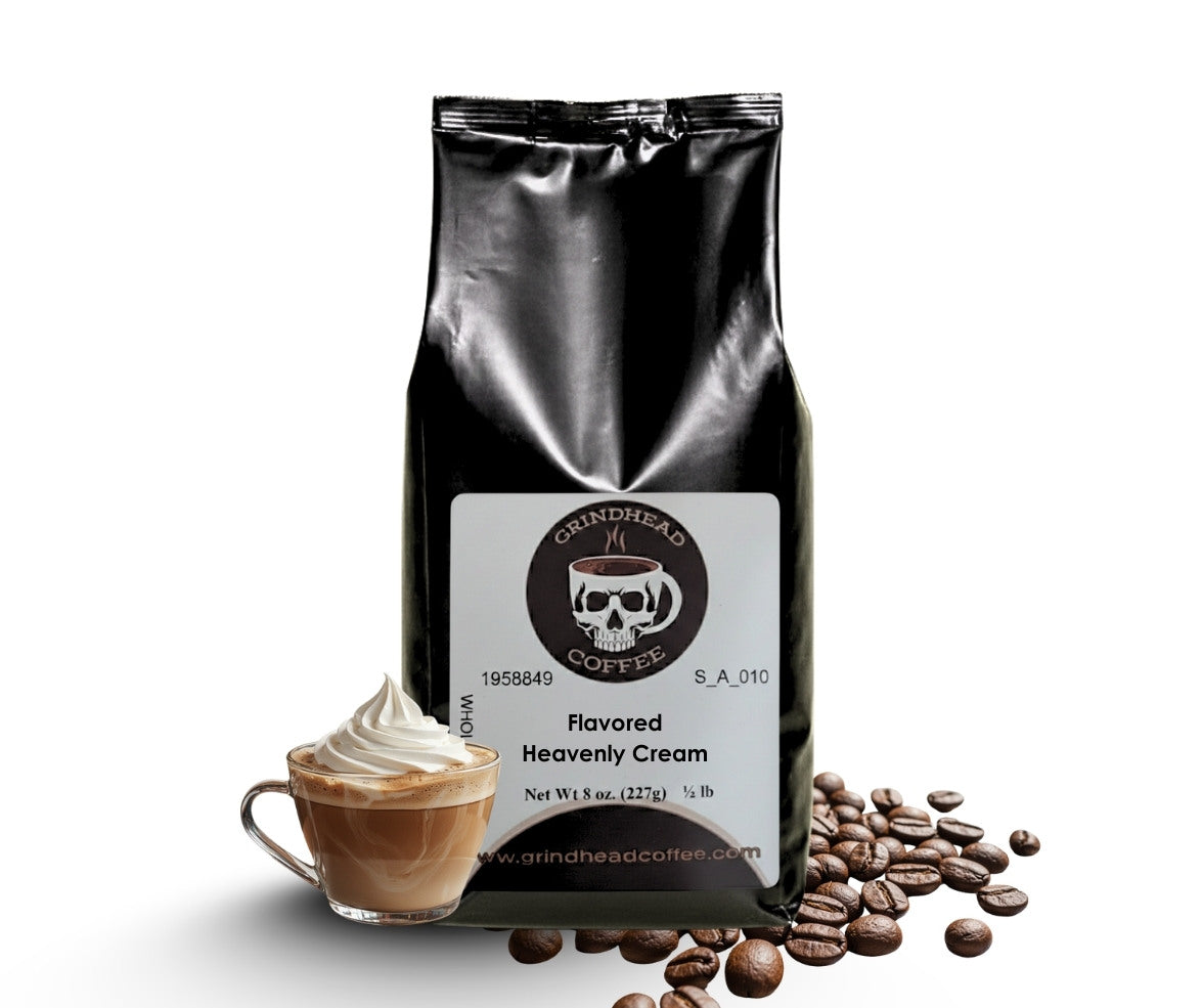 Heavenly Cream Flavor – Medium Roast, Vanilla Butter Cream & Sweet Amaretto