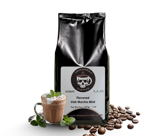Irish Mocha Mint Flavor – Medium Roast, Irish Cream, Dark Chocolate & Fresh Mint