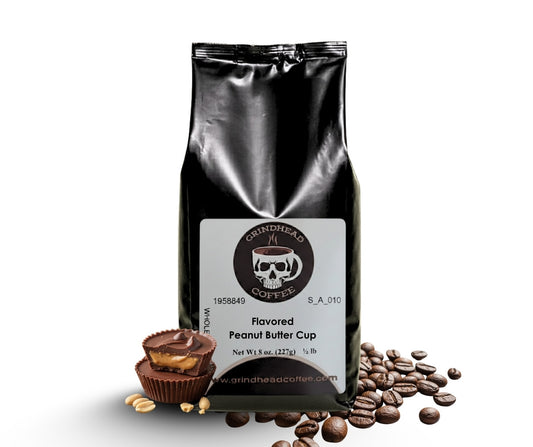 Peanut Butter Cup Flavor – Medium Roast, Creamy Peanut Butter & Swiss Chocolate
