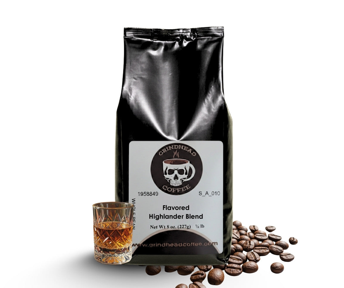 Highlander Grogg Flavor – Medium Roast, Scottish Brandy & Warm Spice