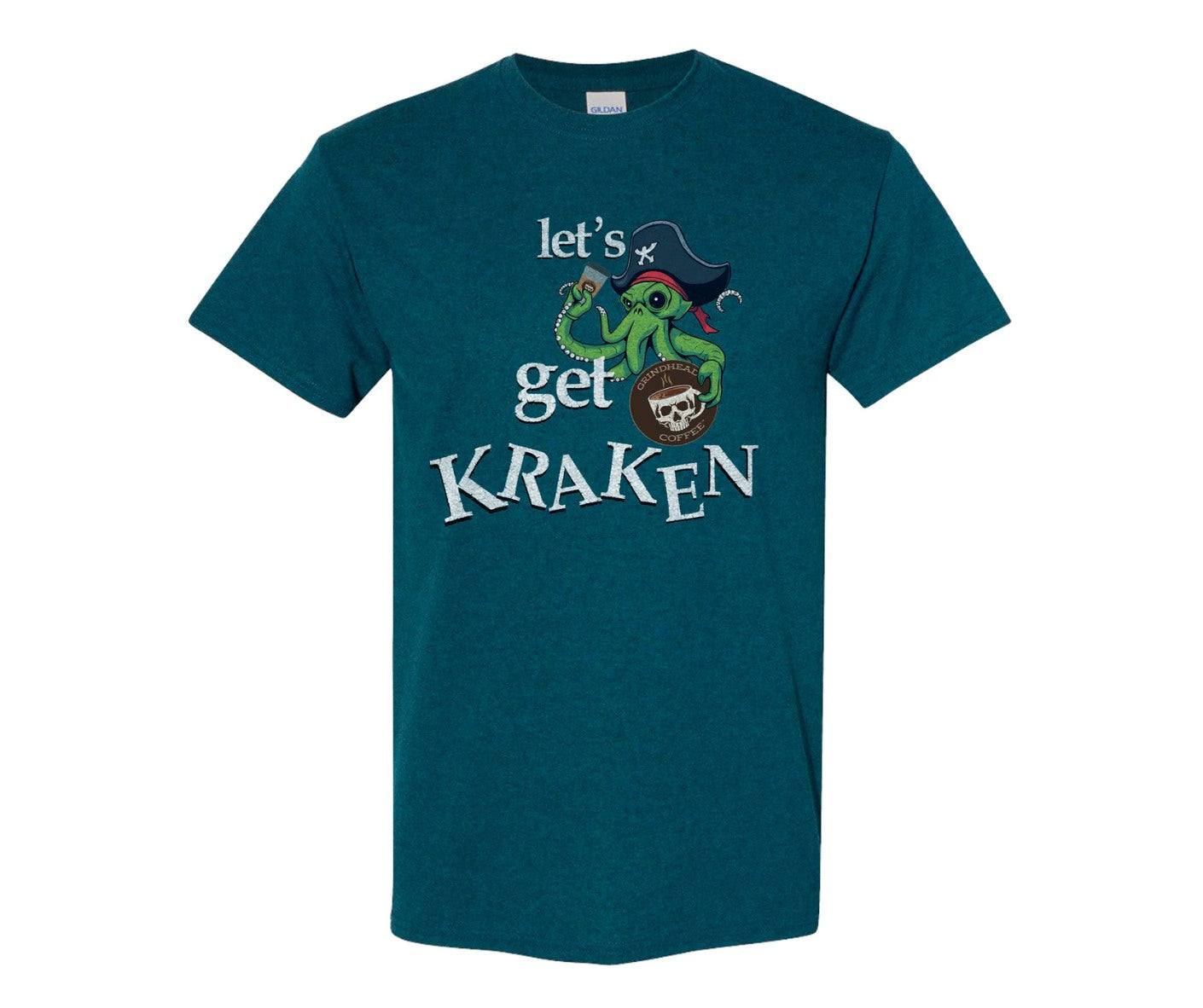 Let's Get Kraken Men's Tee – Nautical Octopus Graphic, Premium Short Sleeve Shirt