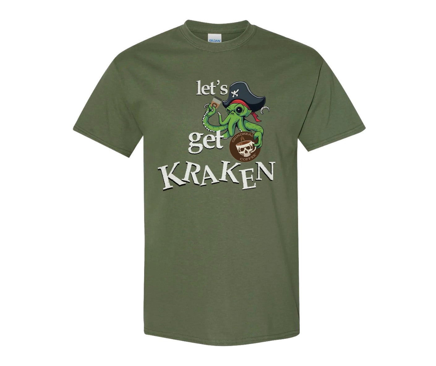 Let's Get Kraken Men's Tee – Nautical Octopus Graphic, Premium Short Sleeve Shirt