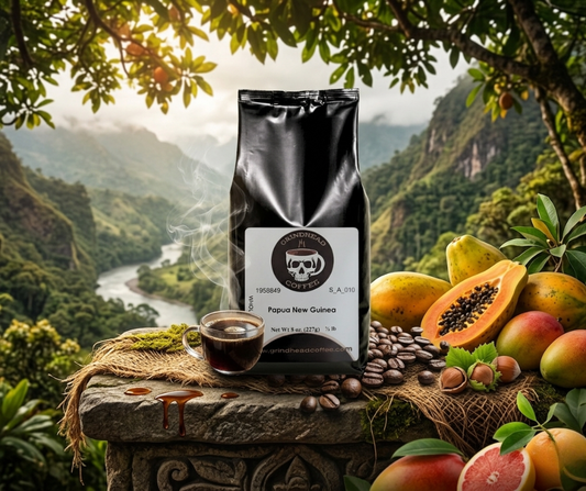 Single Origin | Papua New Guinea– Light-Medium Roast Coffee Beans – Whole Beans / Ground