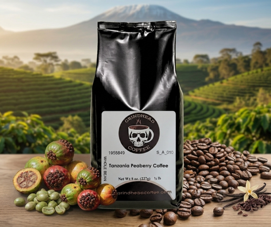 Single Origin | Bali 'Tanzania Peaberry' – Light-Medium Roast Coffee Beans – Whole Beans / Ground