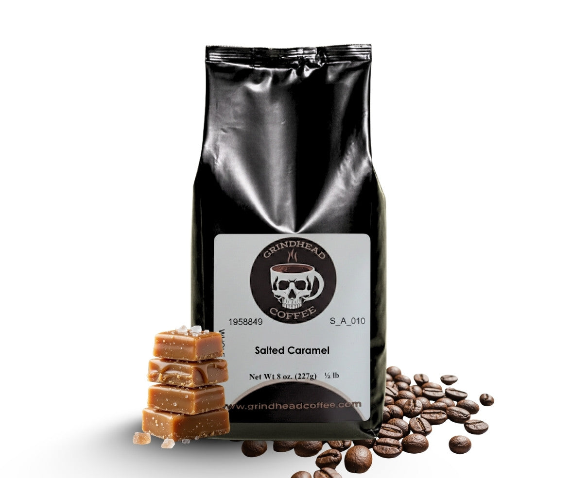 Salted Caramel Flavor – Medium Roast, Sweet Toffee & Savory Sea Salt