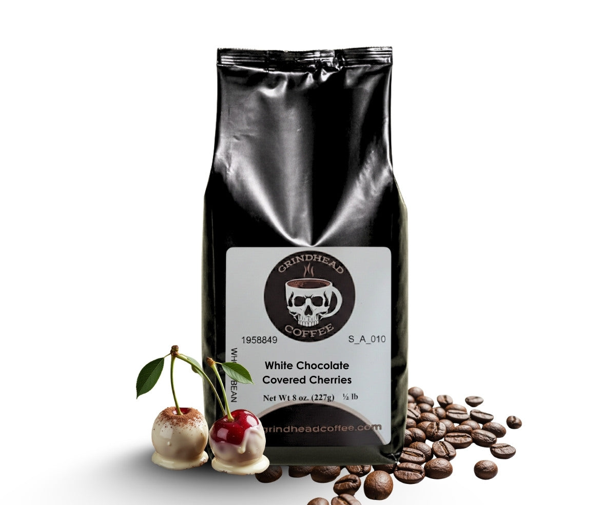White Chocolate Covered Cherries – Medium Roast, Maraschino Cherry & Smooth Cocoa