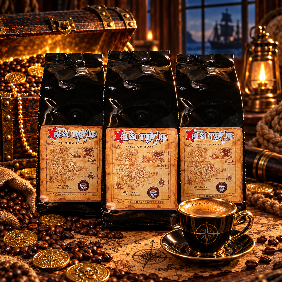 Xpresso Treasure 3-pack, Our 5 Star Signature Roast with Decals