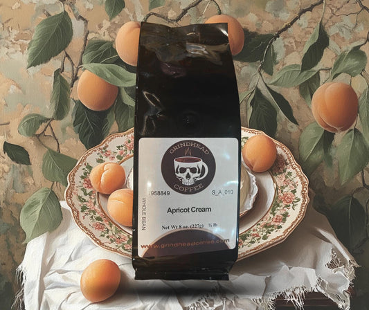 Apricot Cream Coffee - Fruity Flavor Coffee - Coffee Lover - Medium - Spring Coffee