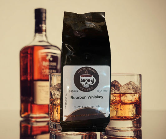 Bourbon Whiskey Coffee - Holiday - Flavored Blend of Caramel - Coffee Lover Gift