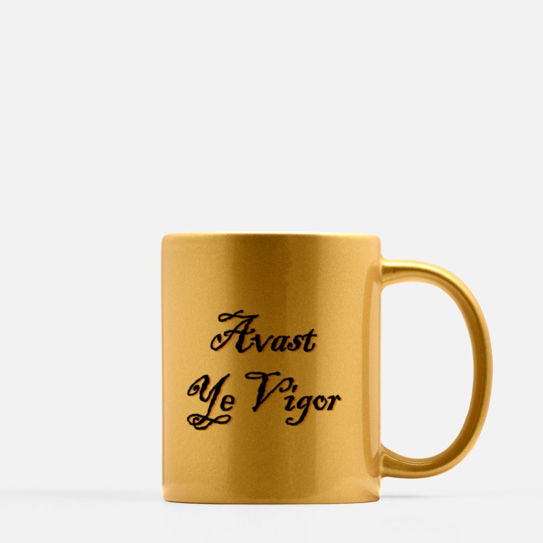 Kraken Mug - Gold Coffee Mug - Lets Get Kraken - Octopus Mug - Coffee Lover Gift -