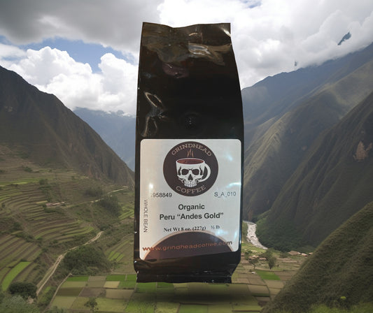 Organic Coffee Beans from Peru - Coffee Lover Gift - Medium -bodied brew
