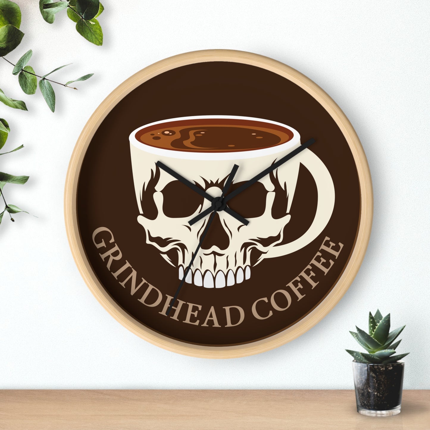 Grindhead Coffee Wall Clock