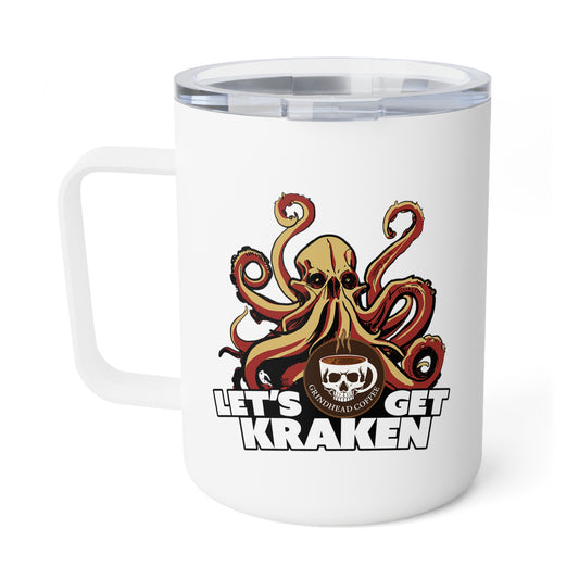Grindhead - Lets Get Kraken Mug - Insulated Coffee Mug, 10oz