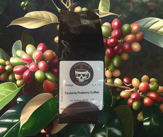 Peaberry Coffee from Tanzania - Coffee Lover Gift - light medium