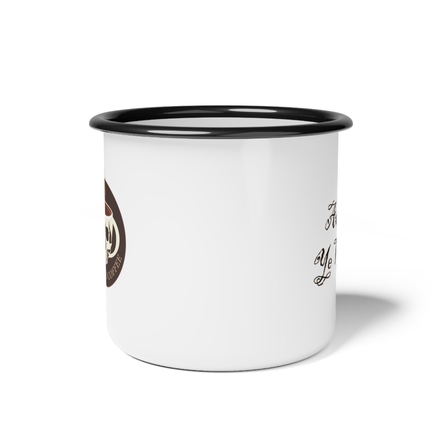 Grindhead Coffee Merch Enamel Camp Cup