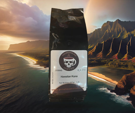 Hawaiian Kona Coffee Blend - Coffee Lover Gift - medium-bodied brew