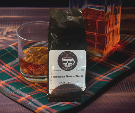 Scottish Coffee - Highlander Flavored Blend of Brandy and Spice